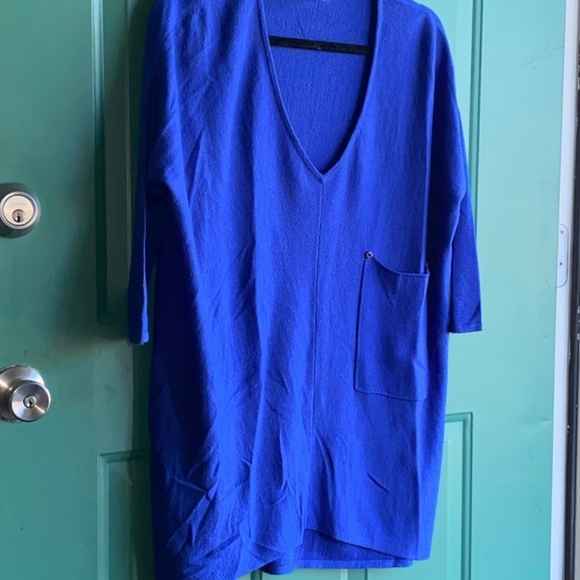 Kerisma size a/m small medium royal blue top oversized - Picture 3 of 5